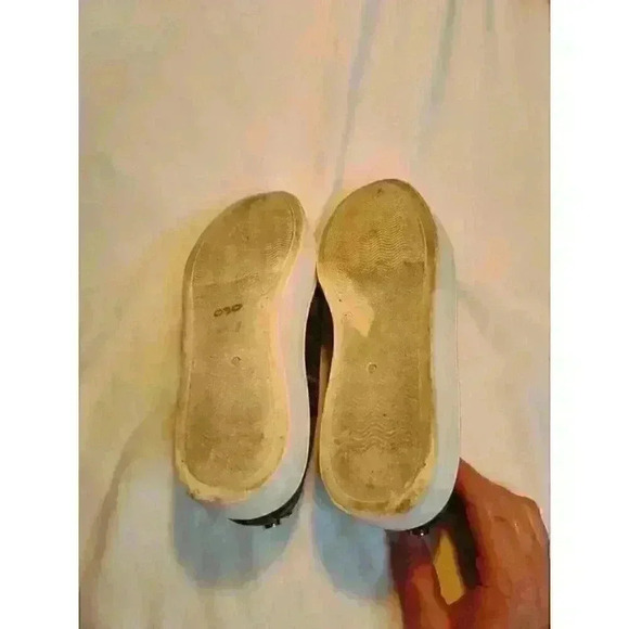 Steve Madden Maygee Green Camo Platform Slip On Sneakers Boat Shoes Size 8 - Picture 4 of 5